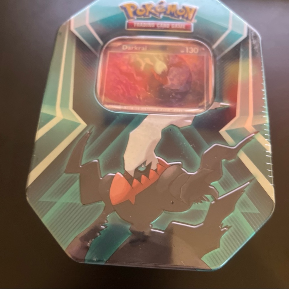 Pokemon Trading Card Game Triple Whammy Sealed Darkrai tin.